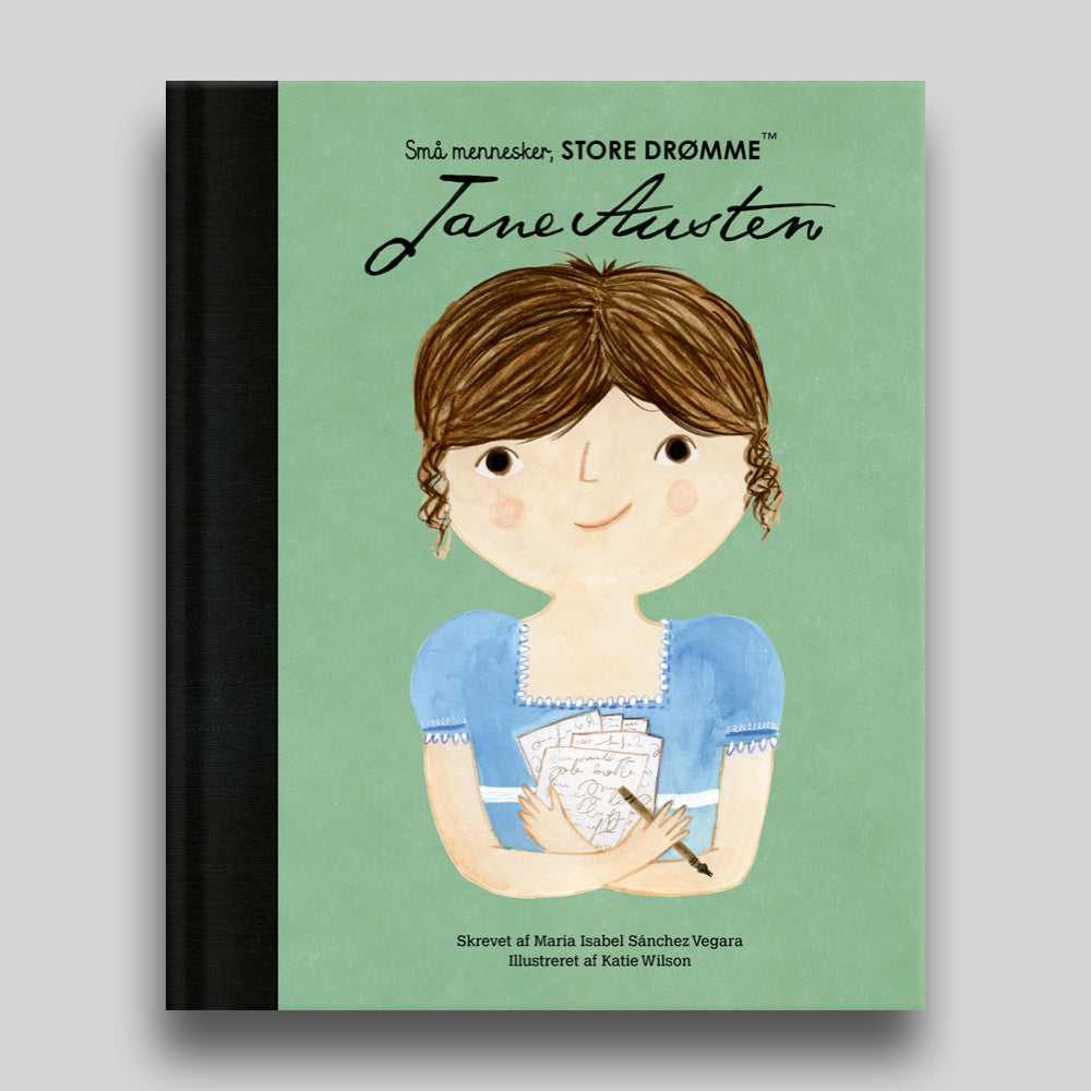 Jane Austen er bog nr. 22 i serien Små mennesker, store drømme – den populære serie fra Forlaget Albert