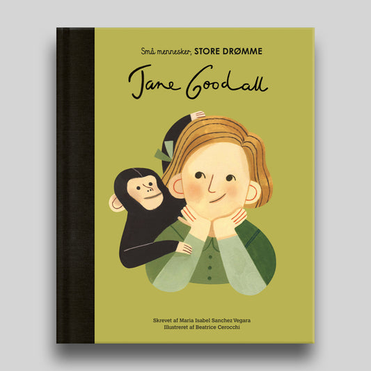 Jane Goodall er bog nr. 15 i serien Små mennesker, store drømme – den populære serie fra Forlaget Albert