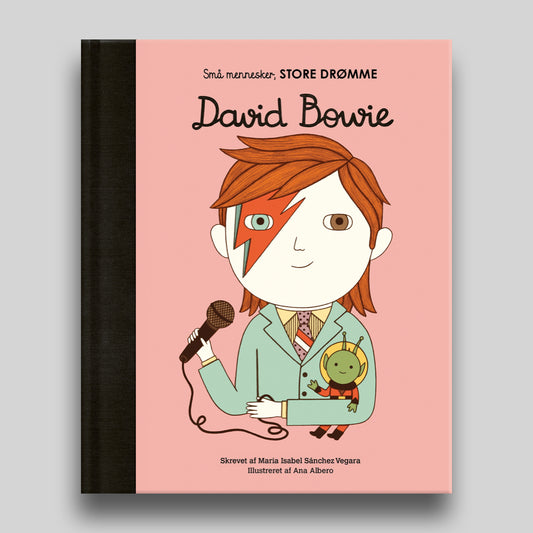 David Bowie er bog nr. 11 i serien Små mennesker, store drømme – den populære serie fra Forlaget Albert