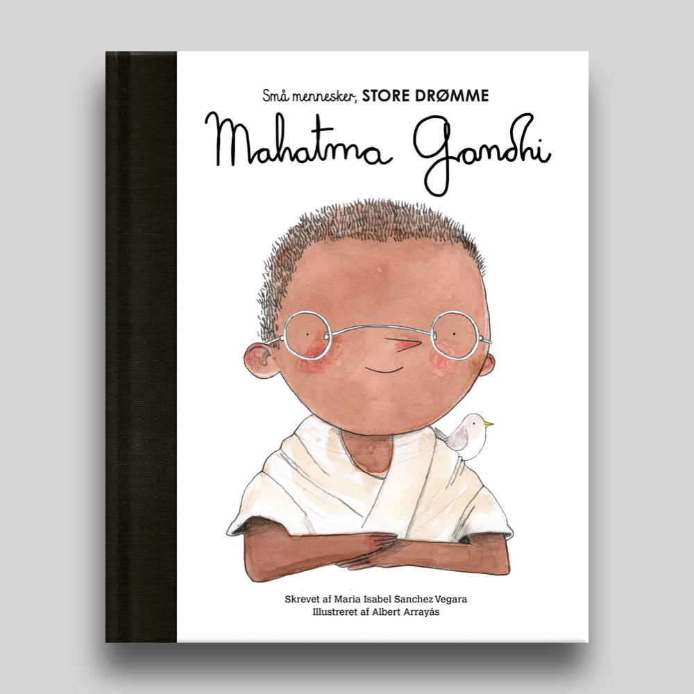 Mahatma Gandhi er bog nr. 14 i serien Små mennesker, store drømme – den populære serie fra Forlaget Albert
