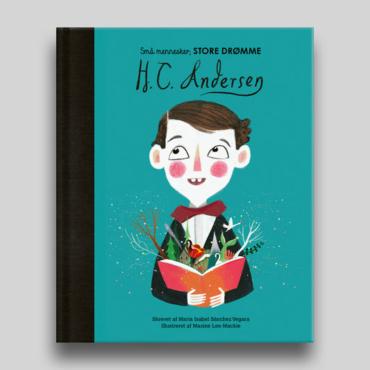 H.C. Andersen er bog nr. 16 i serien Små mennesker, store drømme – den populære serie fra Forlaget Albert