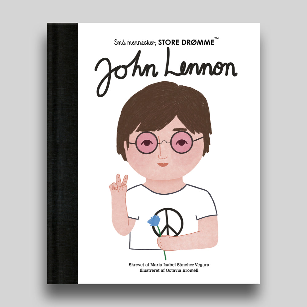 John Lennon er bog nr. 21 i serien Små mennesker, store drømme – den populære serie fra Forlaget Albert