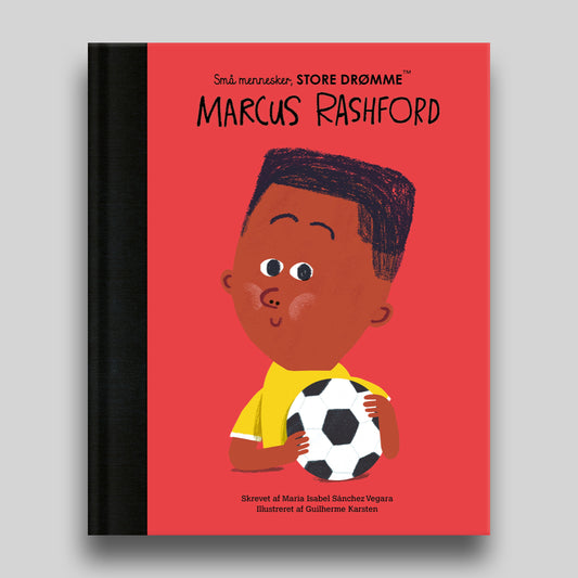Marcus Rashford er bog nr. 24 i serien Små mennesker, store drømme – den populære serie fra Forlaget Albert